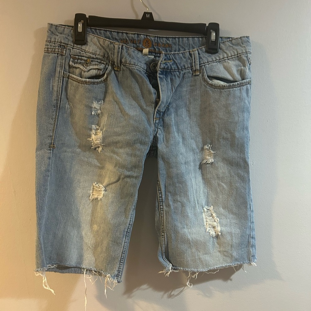 Velvet Heart Light Blue Denim Cropped Jeans size 30